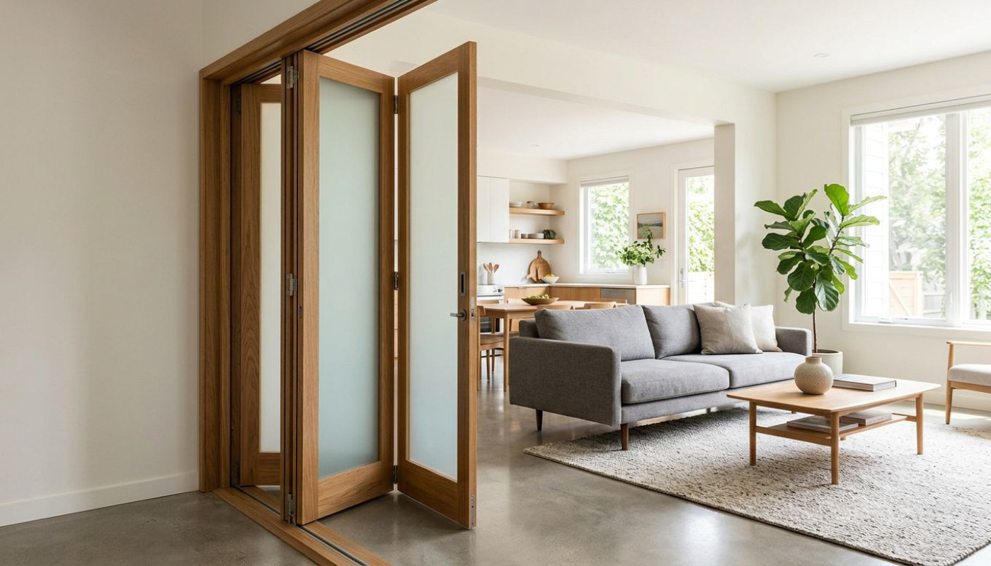 Portes pliantes : quand design rime avec gain d’espace